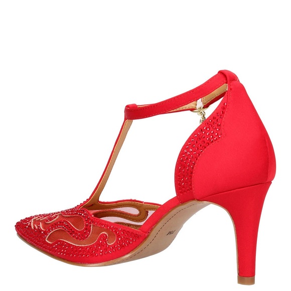 J. Renee Lisha Women's Pump - Red - Picture 4 of 6